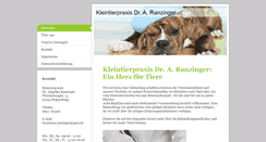 Desktop Screenshot of kleintierpraxis-ranzinger.de